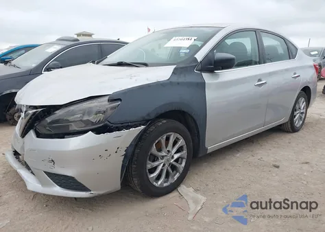 2018 Nissan Sentra Sv z USA, uszkodzony, nr VIN 3N1AB7AP6JL645259